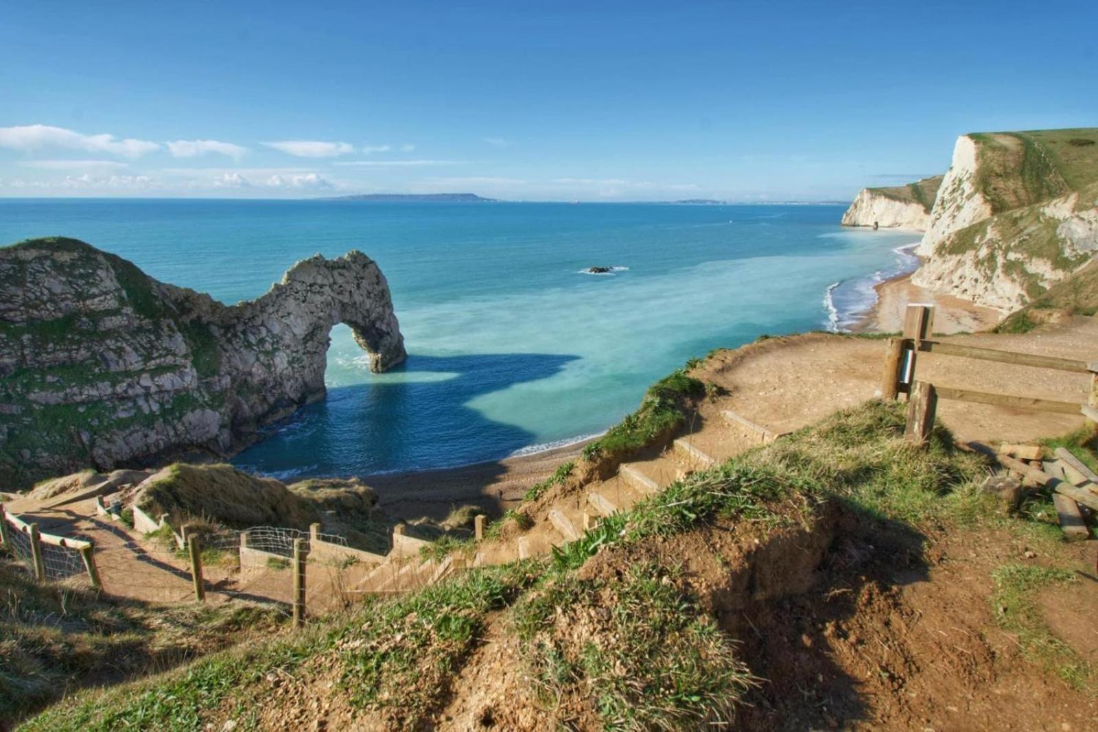 Emma'S Sea View 2-Bedroom Caravan At Durdle Door Near Wareham Dorset West Lulworth Exterior photo