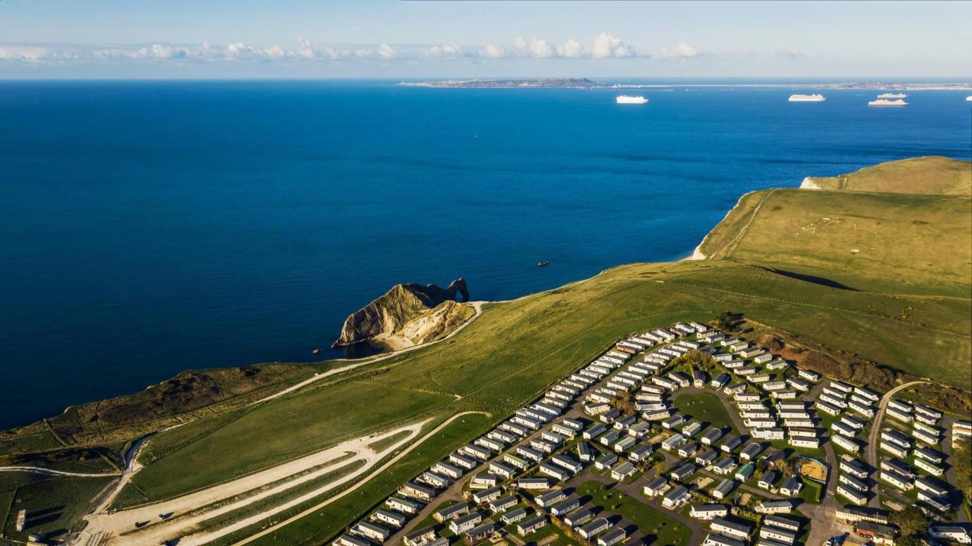 Emma'S Sea View 2-Bedroom Caravan At Durdle Door Near Wareham Dorset West Lulworth Exterior photo